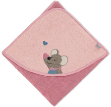 Sterntaler Håndklæde med hætte Mabel pink 80 x 80 cm