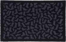 Floormat Polyamide, 60X40 Cm, Footwear Design Home Textiles Rugs & Carpets Door Mats Svart Tica Copenhagen*Betinget Tilbud