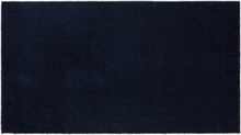Floormat Polyamide, 120X67 Cm, Unicolor Home Textiles Rugs & Carpets Door Mats Blue Tica Copenhagen
