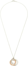 Pre-eide Tiffany Co. 1837 Interlocking Circles Rubedo Sterling Silver Pendant Necklace