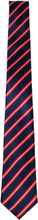 Rød/hvit/blå stripete slips