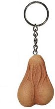 Out Of The Blue Metal Key Chain Testicle Nøglering