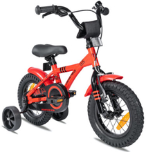 PROMETHEUS BICYCLES® HAWK Børnecykel 12 , Rød-Sort