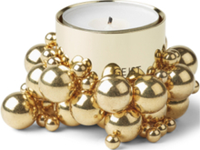 Molekyl Tealight 1 Home Decoration Candlesticks & Lanterns Tealight Holders Gold Gejst