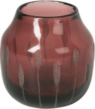 Vase 'Shape' Mundblæst Glas Home Decoration Vases Big Vases Purple Broste Copenhagen