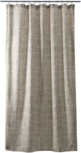 Mosaic Shower Curtain W/Eyelets 200 Cm Home Textiles Bathroom Textiles Shower Curtains Beige Compliments*Betinget Tilbud
