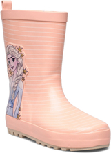 Frozen Rainboots Shoes Rubberboots Low Rubberboots Unlined Rubberboots Rosa Frost*Betinget Tilbud