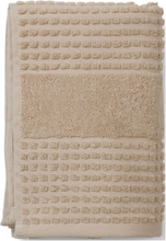 Check Håndklæde Home Textiles Bathroom Textiles Towels & Bath Towels Bath Towels Beige Juna