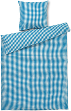 Bæk&Bølge Påslakanset 150X210 Cm Se Home Textiles Bedtextiles Bed Sets Blue Juna