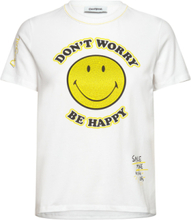 Ts More Smiley T-shirts & Tops Short-sleeved White Desigual