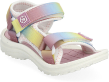 Sandals W. Velcro Shoes Summer Shoes Sandals Multi/patterned Color Kids