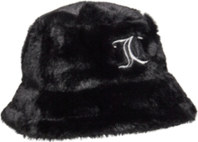 Juicy Fur Hat Accessories Headwear Hats Bucket Hats Black Juicy Couture