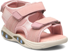 Sandal Velcro W. Lights Shoes Summer Shoes Sandals Pink En Fant