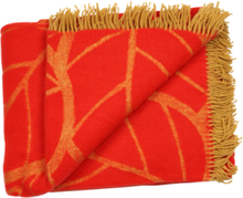 Nicole Home Textiles Cushions & Blankets Blankets & Throws Red Silkeborg Uldspinderi