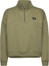 "Leighton Mock Neck Fleece Sport Sweatshirts & Hoodies Sweatshirts Green VANS"