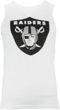 Fanatics NFL Las Vegas Oakland Raiders Herren Tank-Top ärmelloses Sport-Shirt mit Rundhalsausschnitt 1566MWHT1ADORA Weiß