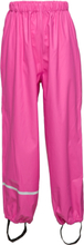 "Rainwear Pants -Solid Pu Outerwear Rainwear Bottoms Pink CeLaVi"