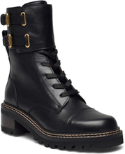 Mallory Ankle Boot Shoes Boots Ankle Boots Laced Boots Black See By Chloé