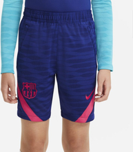 F.C. Barcelona Strike Older Kids' Football Shorts - Blue