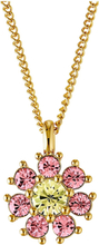 Delise Sg L.green/Golden Accessories Jewellery Necklaces Dainty Necklaces Pink Dyrberg/Kern