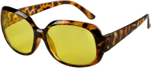 70-tals Glasögon Leopardmönstrade - One size