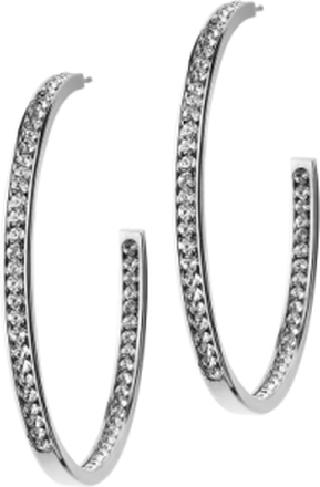 Andorra Earrings Large Steel Accessories Kids Jewellery Earrings Hoops Sølv Edblad*Betinget Tilbud