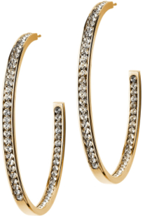 Andorra Earrings Large Gold Accessories Kids Jewellery Earrings Hoops Gull Edblad*Betinget Tilbud