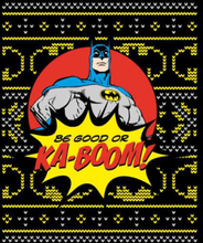 Batman Be Good Or Ka Boom! Sweatshirt - Black - S