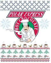 The Polar Express Hot Chocolate Sweatshirt - White - L - White