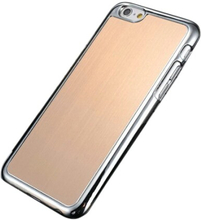 Aluminum lookalike Skal till Apple iPhone 6 / 6S - Svart