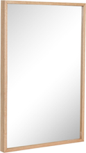 Depth Mirror Home Furniture Mirrors Wall Mirrors Creme Hübsch*Betinget Tilbud