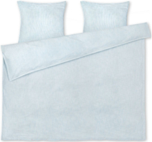 Monochrome Lines Sengetøj 200X220 Cm Dk Home Textiles Bedtextiles Bed Sets Blue Juna