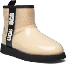 W Classic Clear Mini Shoes Wintershoes Ankle Boots Ankle Boot - Flat Beige UGG*Betinget Tilbud