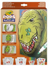 Målarbilder Crayola 3D Color Pops Dinosaurier