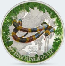 Sammlermünzen Reppa Silbermünze Schlange 2021