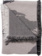 Floreo Throw Home Textiles Cushions & Blankets Blankets & Throws Grå AYTM*Betinget Tilbud