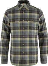Fjällräven Men's Singi Heavy Flannel Shirt Super Grey-Stone Grey Långärmade skjortor XS