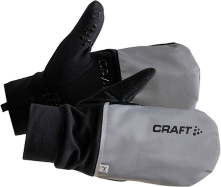 Craft Hybrid Weather Glove Silver/Black Treningshansker 8/S