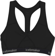 Icebreaker Women's Sprite Racerback Bra Black/Black Underkläder M