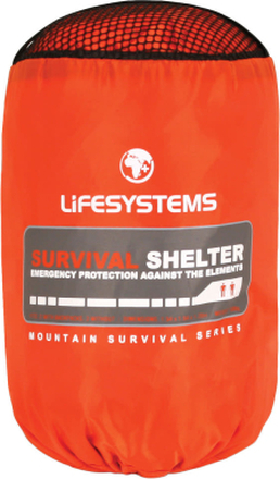 Lifesystems Survival Shelter 2 orange Första hjälpen OneSize