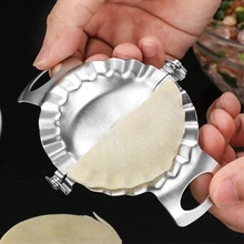 BOMS BPA-fri 304 rustfrit Steel Dumpling Maker Dough Press Circle Cutter Form Køkkenværktøj Stor stø