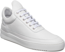 Low Top Ripple Nappa All White Lave Sneakers Hvit Filling Pieces*Betinget Tilbud