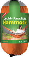 Coghlan's Parachute Hammock Double Oransje/Grå Hengekøye OneSize