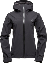 Black Diamond Women's StormLine Stretch Rain Shell Jacket Black Skalljakker XL