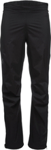 Black Diamond Men StormLine Stretch Full Zip Rain Pants Black Regnbukser Long/XL