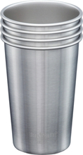 Klean Kanteen Steel Pint 473 ml 4-pack brushed stainless Serveringsutrustning 473 ml