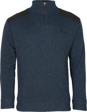 Pinewood Men's Hurricane Sweater D.Navy Mel Långärmade vardagströjor XL