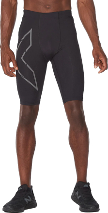 2XU Men's MCS Run Compression Shorts Black/Black Reflective Träningsshorts L