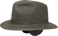 Stetson Cotton Traveller With Ear Flaps Brown Hatter S
