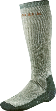 Härkila Expedition Long Sock Grey/Green Vandringsstrumpor S